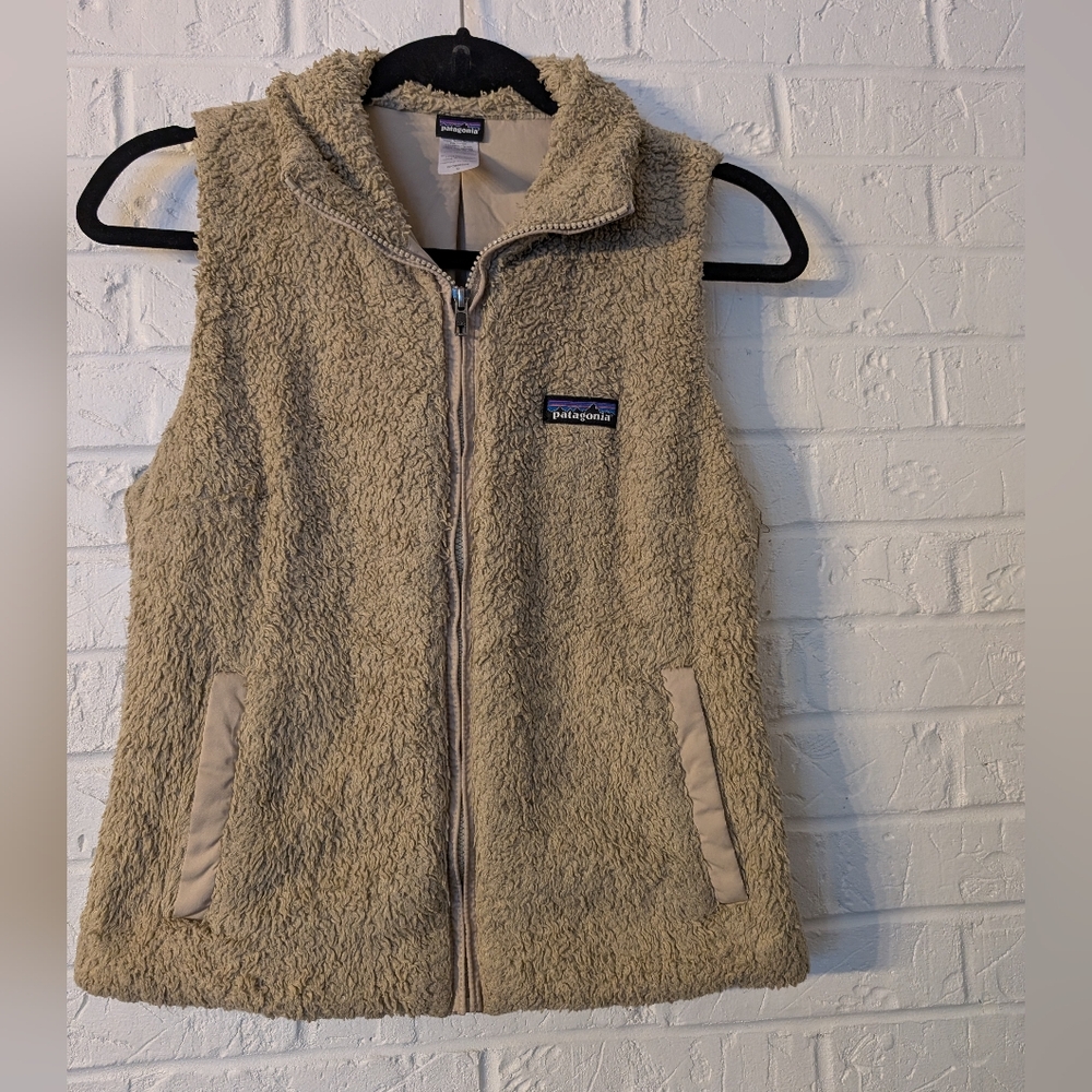 Patagonia Los Gatos Tan Fleece Vest